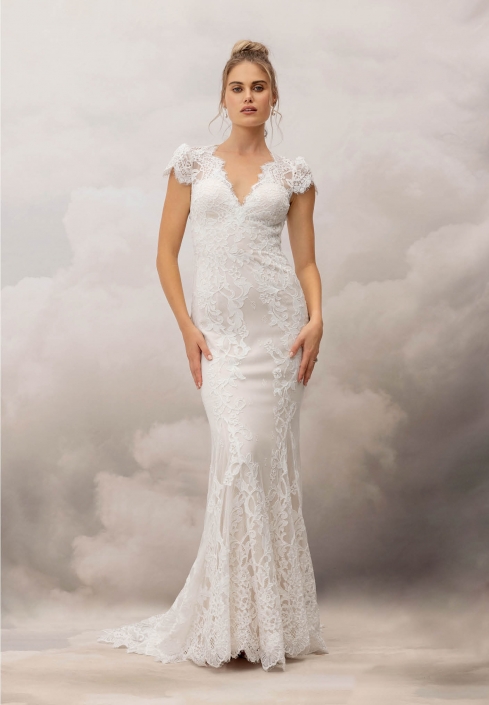 Dew £1,350 Dew gown by Catherine Deane