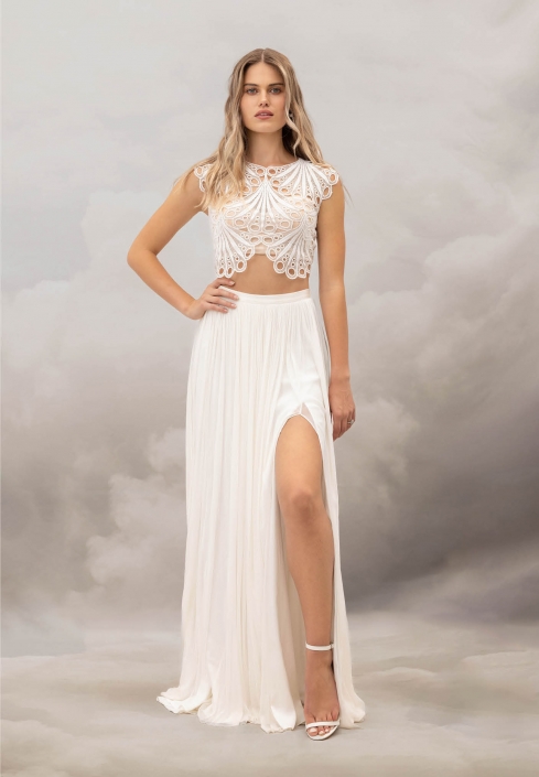 Shelly topper by Catherine Deane at The Little Bridal Boutique