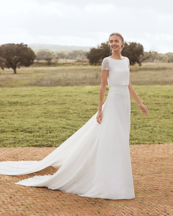 Adamis £1,750 Rosa Clara Adamis wedding dress available at The Little Bridal Boutique
