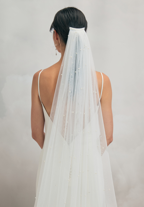 Bella veil by Catherine Deane available at The Little Bridal Boutique