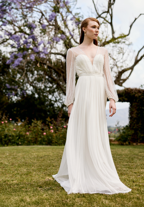 Cora gown by Catherine Deane available at The Little Bridal Boutique