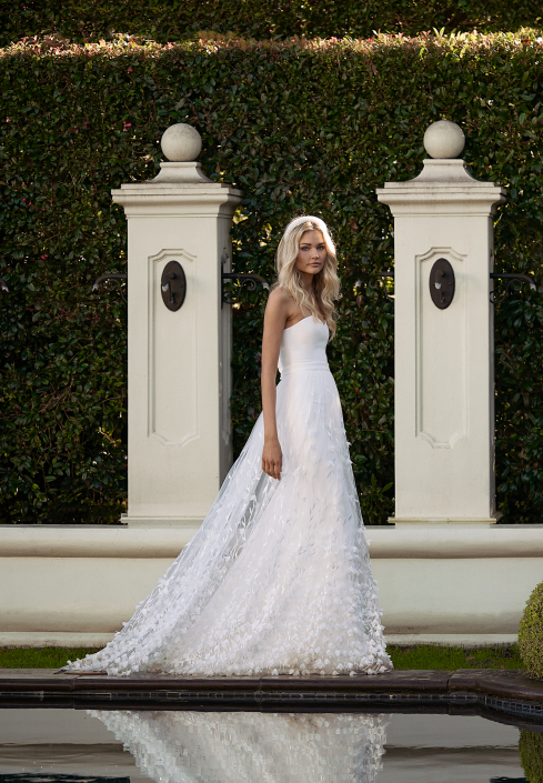 Daffodil overskirt by Catherine Deane at The Little Bridal Boutique