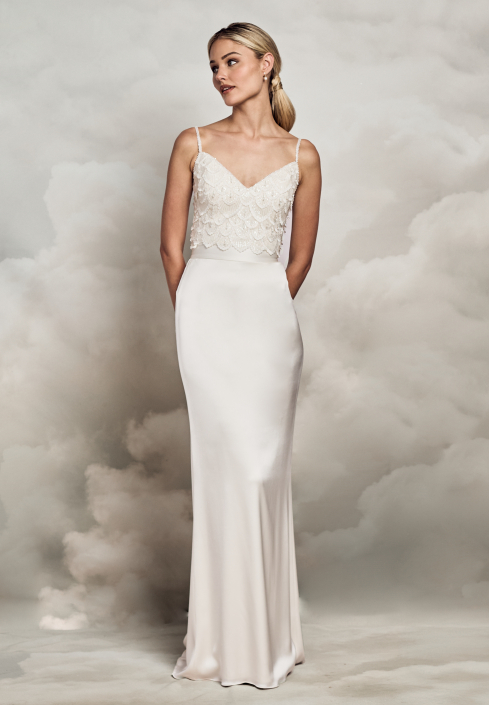Deane top £695 Deane top by Catherine Deane at The Little Bridal Boutique