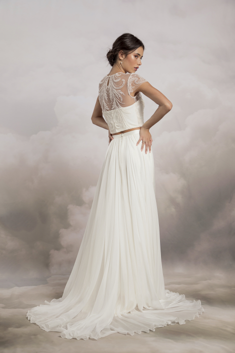 Virginia Skirt £895 Virginia skirt (shown with Velina topper) at The Little Bridal Boutique