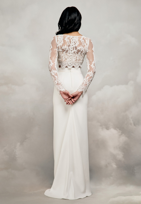 Emily Topper £545 Emily topper by Catherine Deane at The Little Bridal Boutique