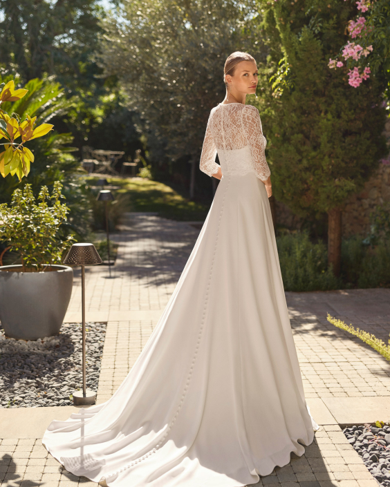 Maylen (just jacket) £450 Maylen by Alma Novia at The Little Bridal Boutique