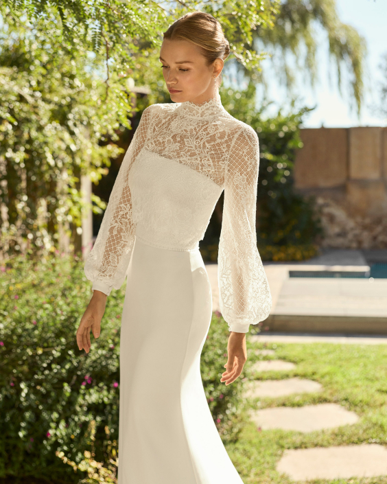 Megan Top £495 Megan by Alma Novia at The Little Bridal Boutique