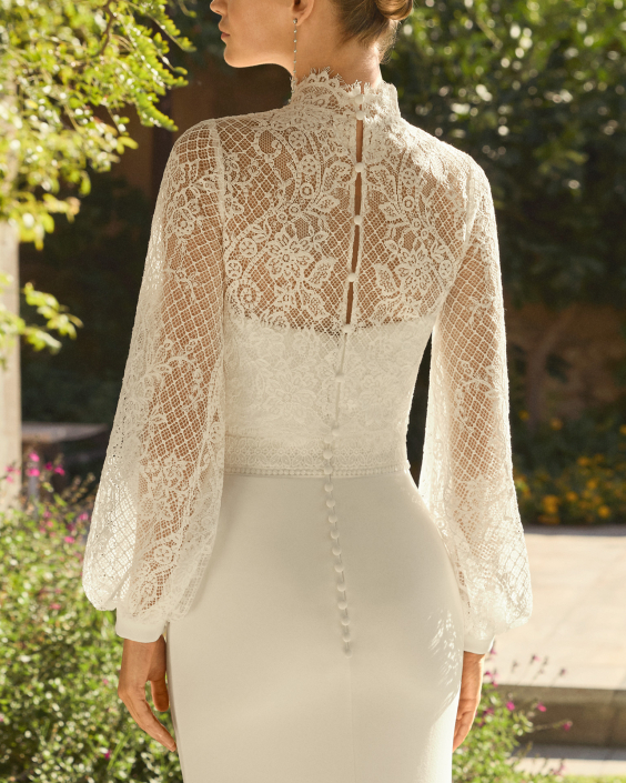 Megan Top £495 Megan by Alma Novia at The Little Bridal Boutique