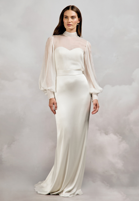 Felicia Top £465 (Shown with Zuri skirt & Darla Bodice) Felicia top by Catherine Deane at The Little Bridal Boutique