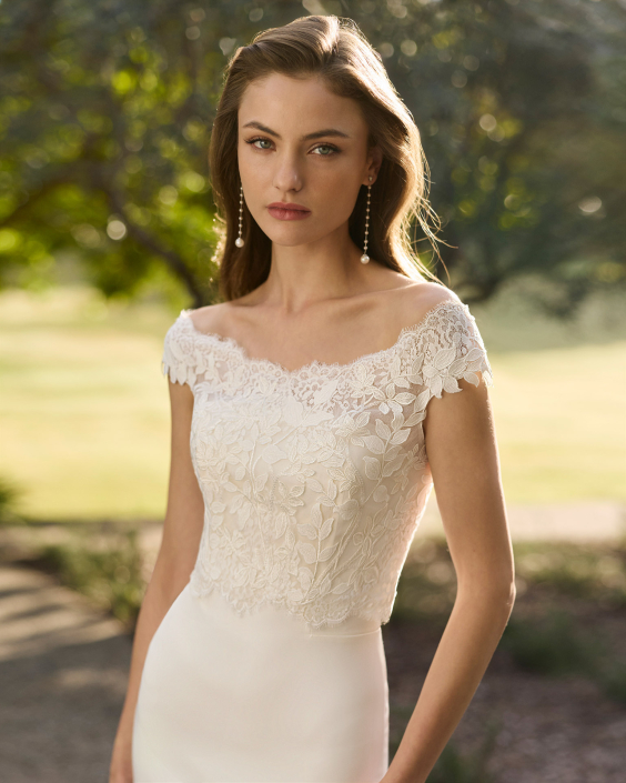 Mariona Top £420 Mariona by Alma Novia at The Little Bridal Boutique