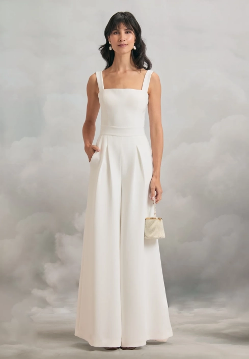 Olive Jumpsuit £645 Olive jumpsuit by Catherine Deane at The Little Bridal Boutique